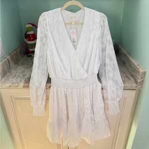 Lilly Pulitzer White Textured Dress